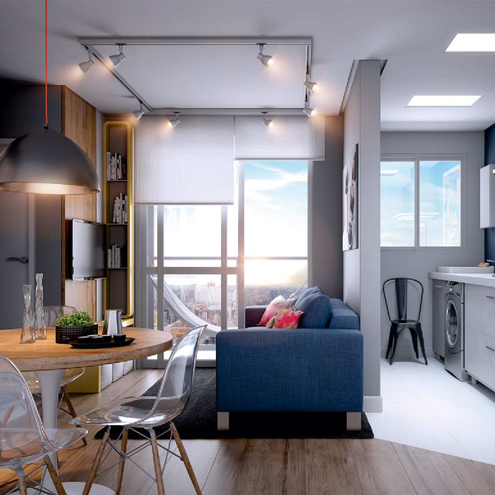 Lofts e Apartamentos de 01 Dormitórios